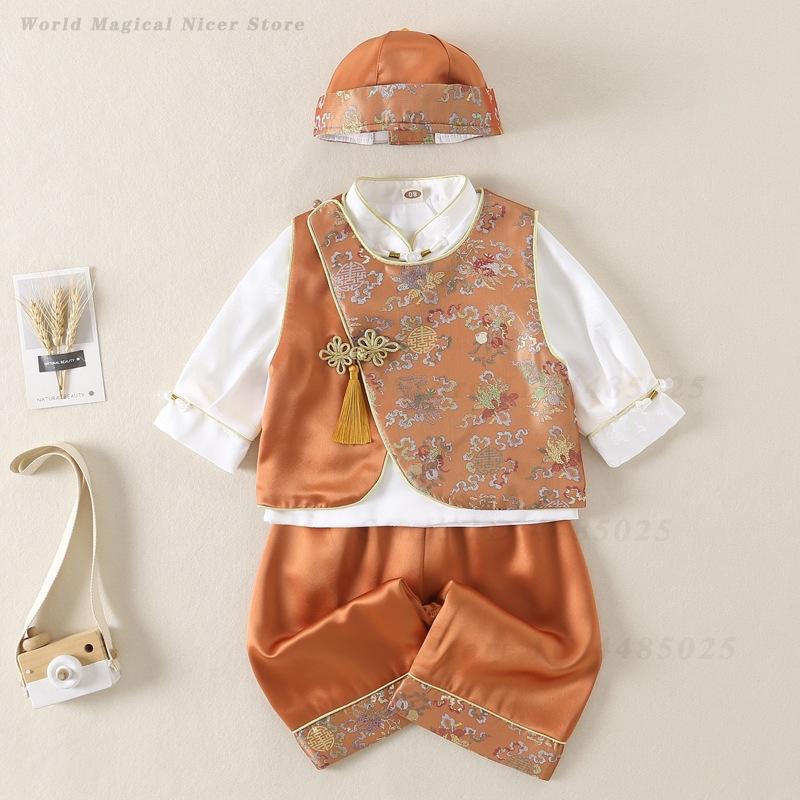 Baby Clothing For Summer - ชุดถังสูทเด็กฤดูใบไม้ผลิฤดูร้อน สำหรับเด็กชายและเด็กหญิง ชุดฉลอง 100 วัน 1