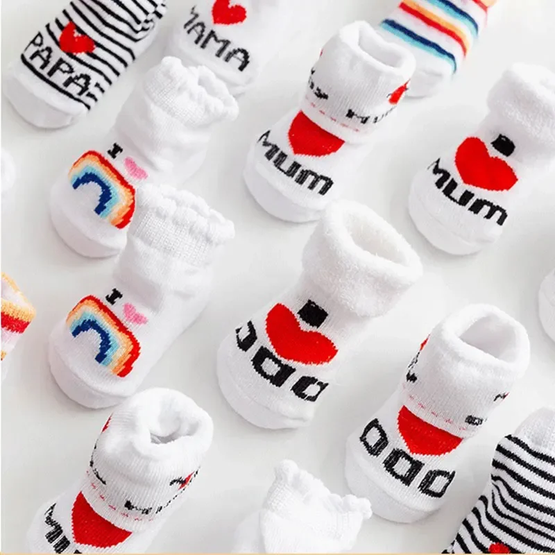 Baby Clothing For Summer - ฤดูใบไม้ผลิฤดูร้อนเด็กทารกผ้าฝ้ายนุ่มถุงเท้าอบอุ่นสําหรับทารกแรกเกิดเด็กวัยหัดเดินพิมพ์ทารกเสื้อผ้าอุปกรณ์เสริม