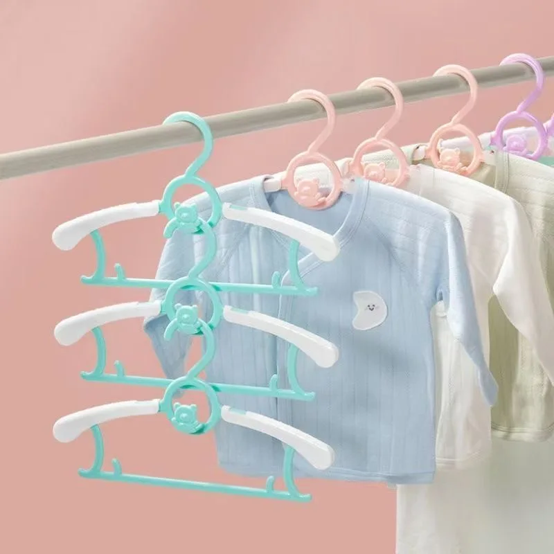 Baby Clothing On Sale - ไม้แขวนเสื้อเด็กแบบยืดหดได้ 5/10/20 ชิ้น ประหยัดพื้นที่ ไม้แขวนเสื้อกันลื่นสำหรับเด็กผู้หญิง เด็กผู้ชาย