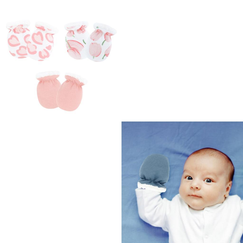 Baby Mittens Scratch - J2HD ชุดของ 3 คู่สำหรับเด็กที่พิสูจน์แล้วรอยขีดข่วนเด็ก, ถุงมือแกะขนแกะนุ่มและสะดวกสบายสำหรับเด็กวัยหัดเดิน 0