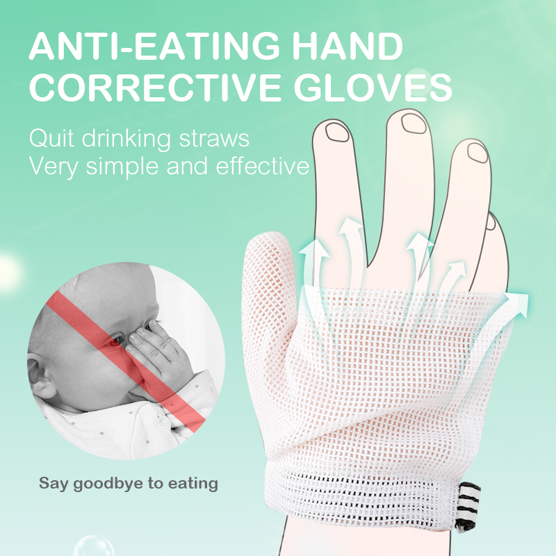 Baby Mittens Scratch - เด็กกินถุงมือ Breathable สุทธิทารกแรกเกิด Teething Mittens ทารก