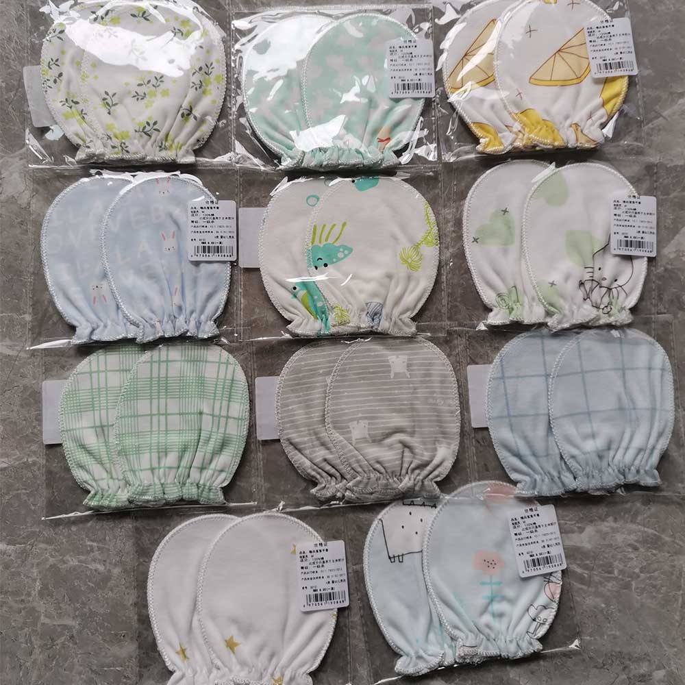 Baby Mittens Scratch - ถุงมือป้องกันรอยขีดข่วน5คู่สำหรับทารกน่ารักผ้าฝ้ายถุงมือเด็กแรกเกิด0-3เดือนเครื่องประดับสำหรับเด็กผู้ชายเด็กผู้หญิง