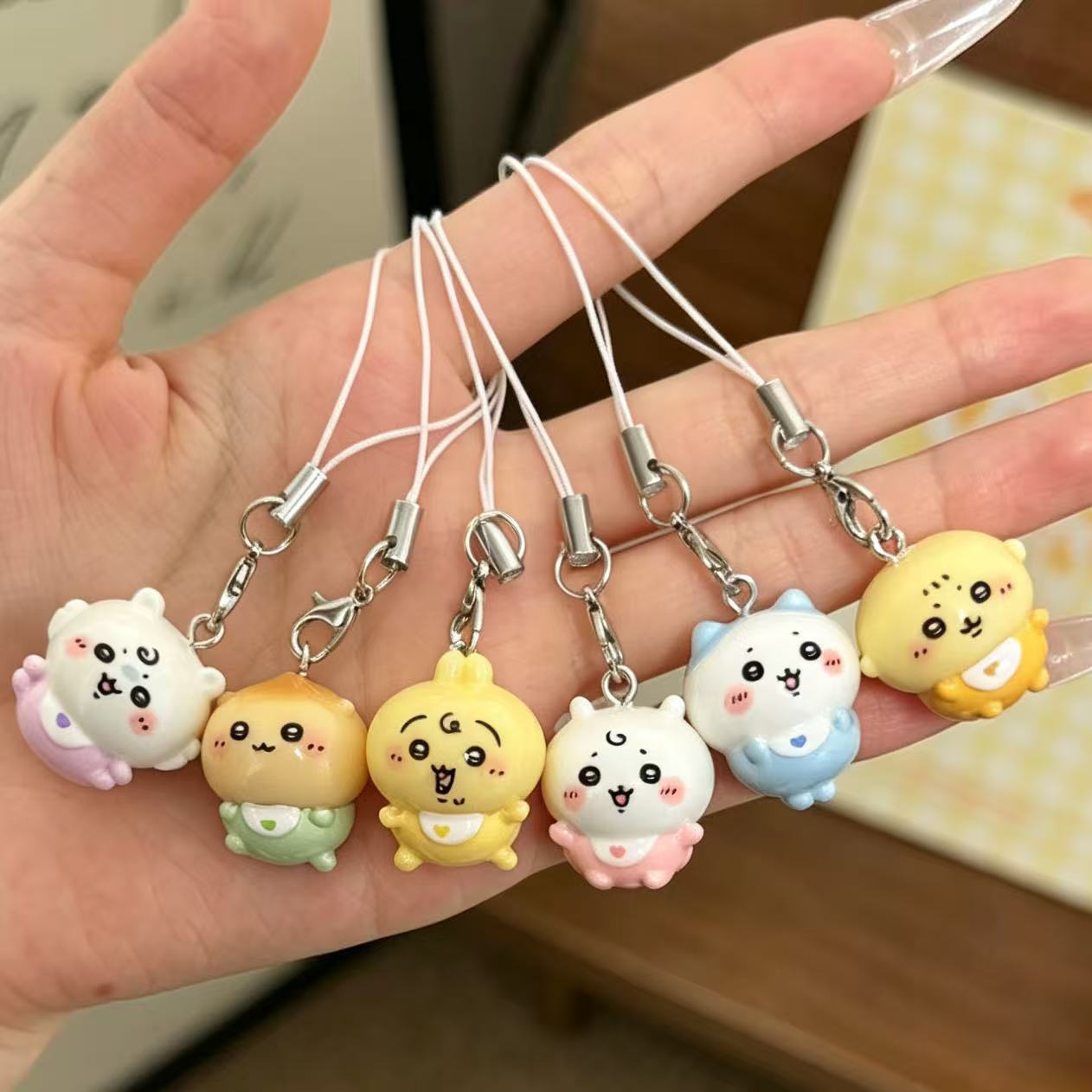 Baby Clothing Girls - จี้เรซิ่นน่ารักจิ๋ว ชุดเด็กน้อยน่ารัก ยูซากิ ฮาจิวาระ สายคล้องโทรศัพท์ พวงกุญแจขนาดเล็ก