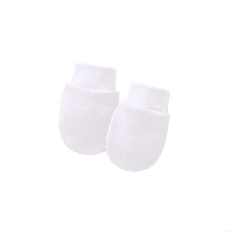 Baby Mittens Scratch - M89C เด็กทารกเด็กผู้หญิง Handguard ถุงมือถุงเท้ามือของขวัญสีทึบไม่มีรอยขีดข่วน Mittens