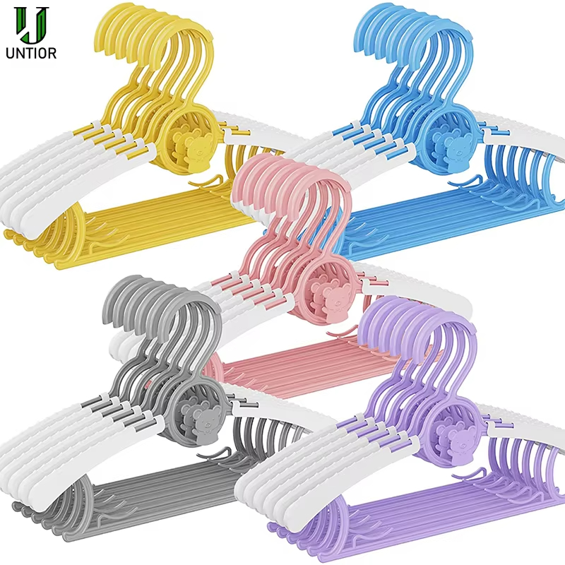 Baby Clothing Organizer - 10แพ็คAnti-Slipแขวนเสื้อผ้าเด็กปรับเก็บเสื้อผ้าเด็กRackจัดระเบียบเสื้อผ้าตู้เสื้อผ้าCoat Rack