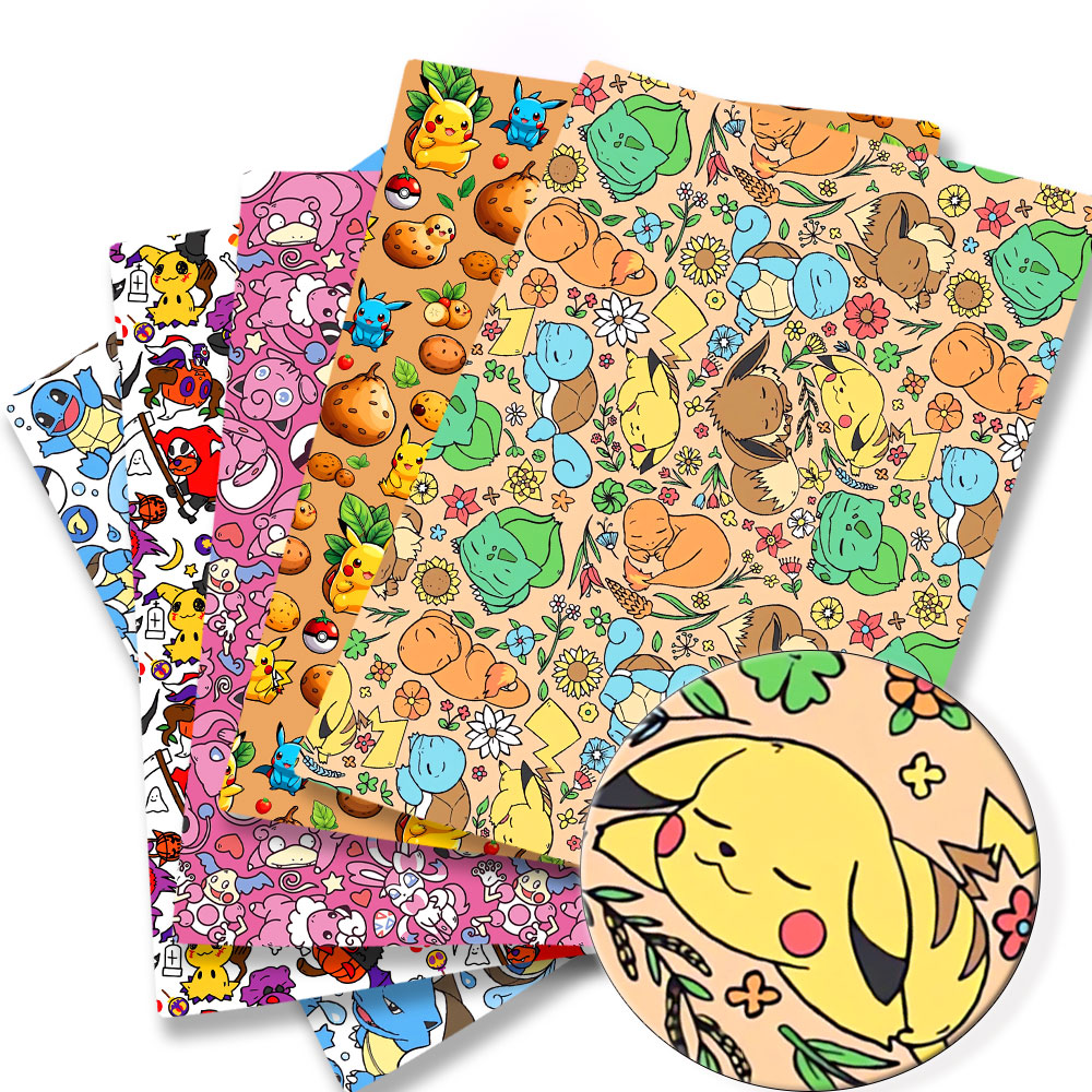 Baby Clothing Products - Pokemon การ์ตูน Fabric140*50 ซม.Handmade เย็บ Patchwork