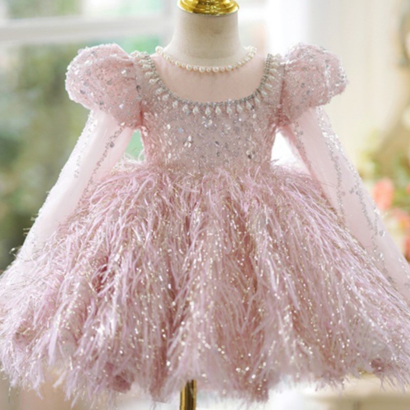 แฟชั่นเด็กสาวเจ้าหญิงSequins F - Baby Clothing On Sale บทวิจารณ์และราคา