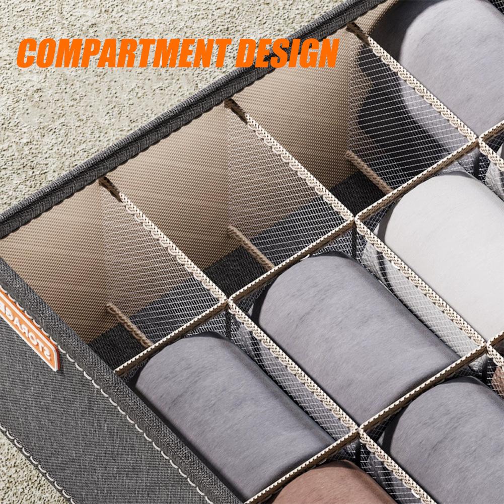 กล่องจัดระเบียบถุงเท้าแบบพับได - Baby Clothing Organizer บทวิจารณ์และราคา