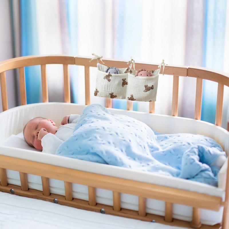Baby Crib Organizer Cot Caddy  - Baby Clothing Organizer บทวิจารณ์และราคา