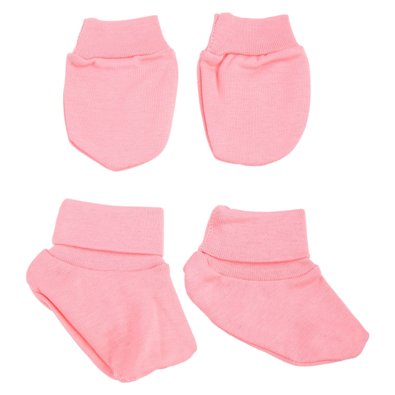 เด็กถุงมือผ้าฝ้ายนุ่มเท้าชุด A - Baby Mittens Scratch บทวิจารณ์และราคา