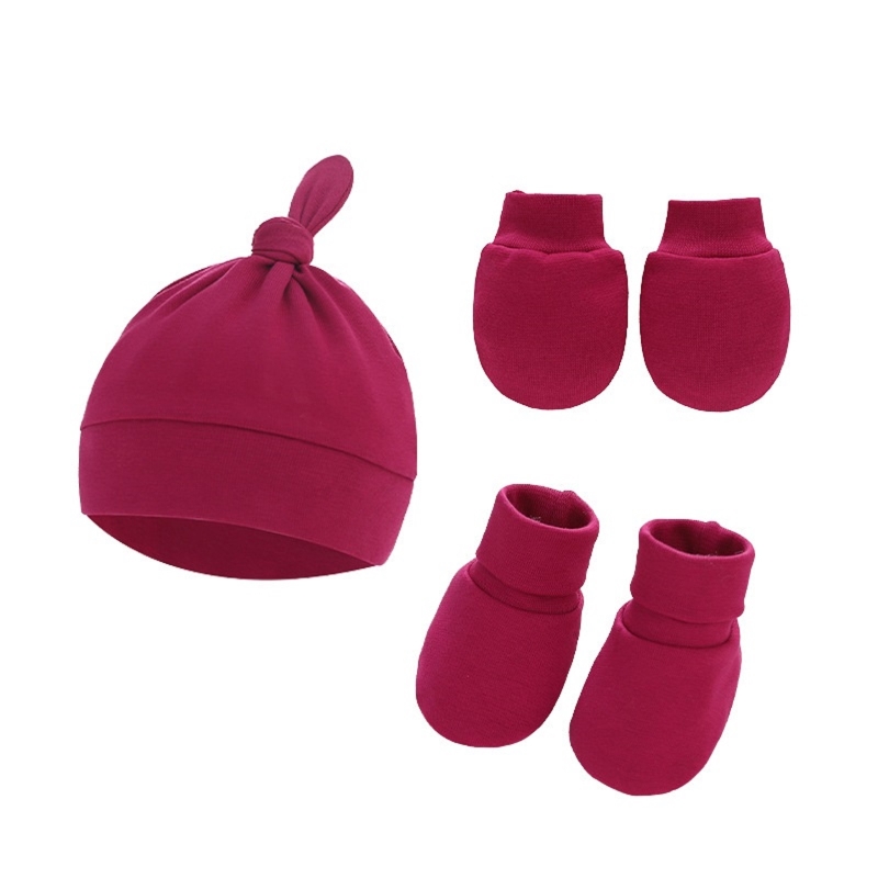 เด็กถุงมือผ้าฝ้ายนุ่มเท้าชุด A - Baby Mittens Scratch บทวิจารณ์และราคา