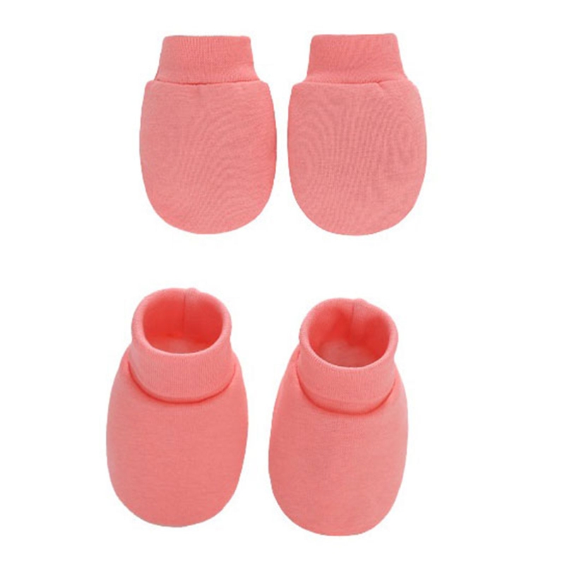 เด็กถุงมือผ้าฝ้ายนุ่มเท้าชุด A - Baby Mittens Scratch บทวิจารณ์และราคา