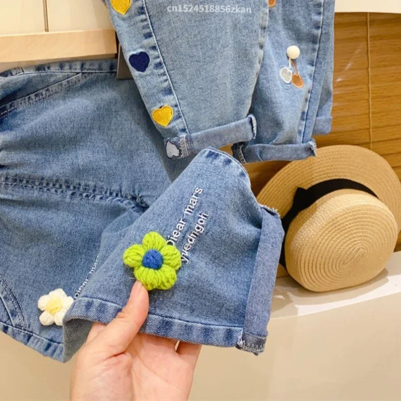 ปักดอกไม้สาวกางเกงยีนส์เด็กทาร - Baby Girl Clothing Zara บทวิจารณ์และราคา