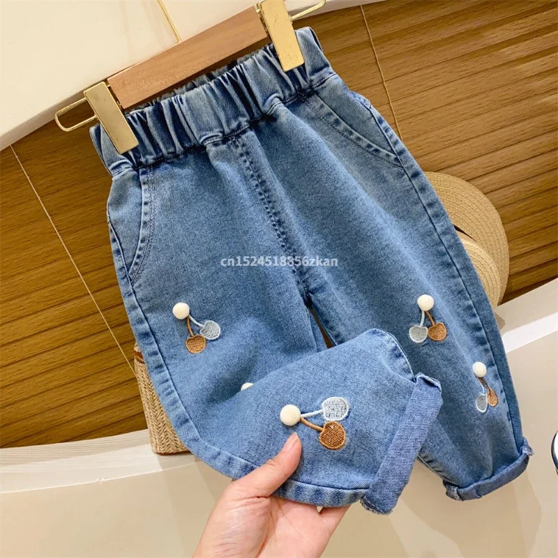 ปักดอกไม้สาวกางเกงยีนส์เด็กทาร - Baby Girl Clothing Zara บทวิจารณ์และราคา