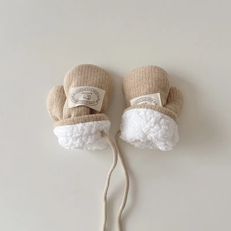 1 คู่ถุงมือเด็กฤดูหนาวสไตล์เกา - Baby Mittens Scratch บทวิจารณ์และราคา