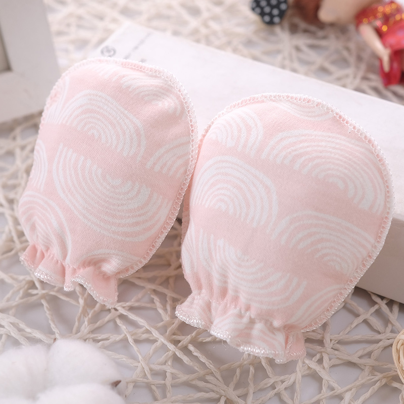 ถุงมือเด็กแรกเกิดผ้าฝ้ายทำจากผ - Baby Mittens Scratch บทวิจารณ์และราคา