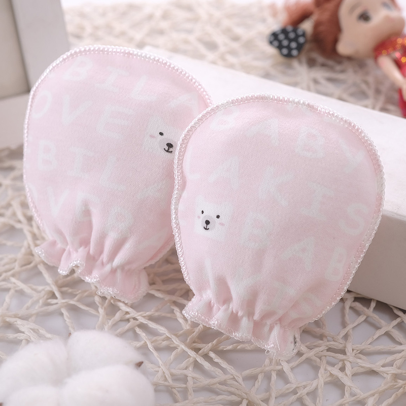 ถุงมือเด็กแรกเกิดผ้าฝ้ายทำจากผ - Baby Mittens Scratch บทวิจารณ์และราคา