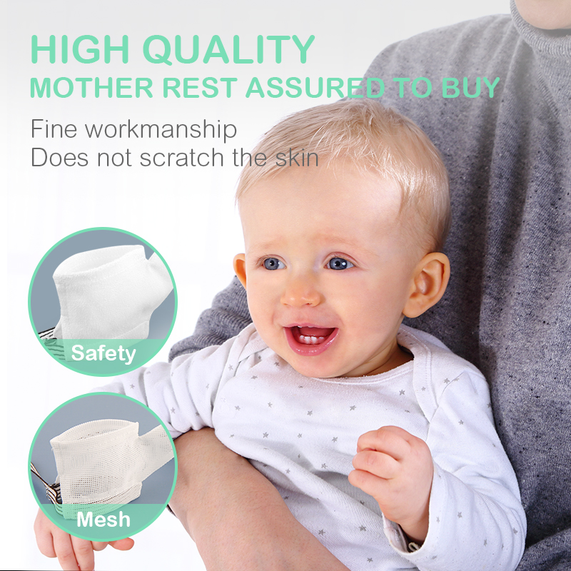 เด็กกินถุงมือ Breathable สุทธิ - Baby Mittens Scratch บทวิจารณ์และราคา