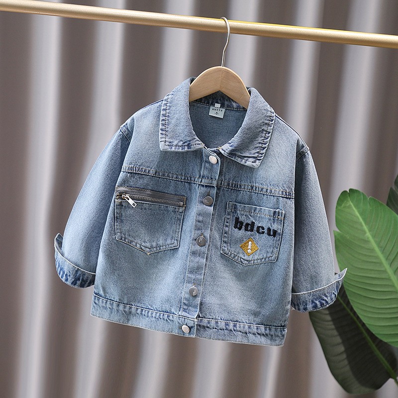 สไตล์น่ารักเด็กทารก DENIM แจ็ค - Baby Clothing Unisex บทวิจารณ์และราคา
