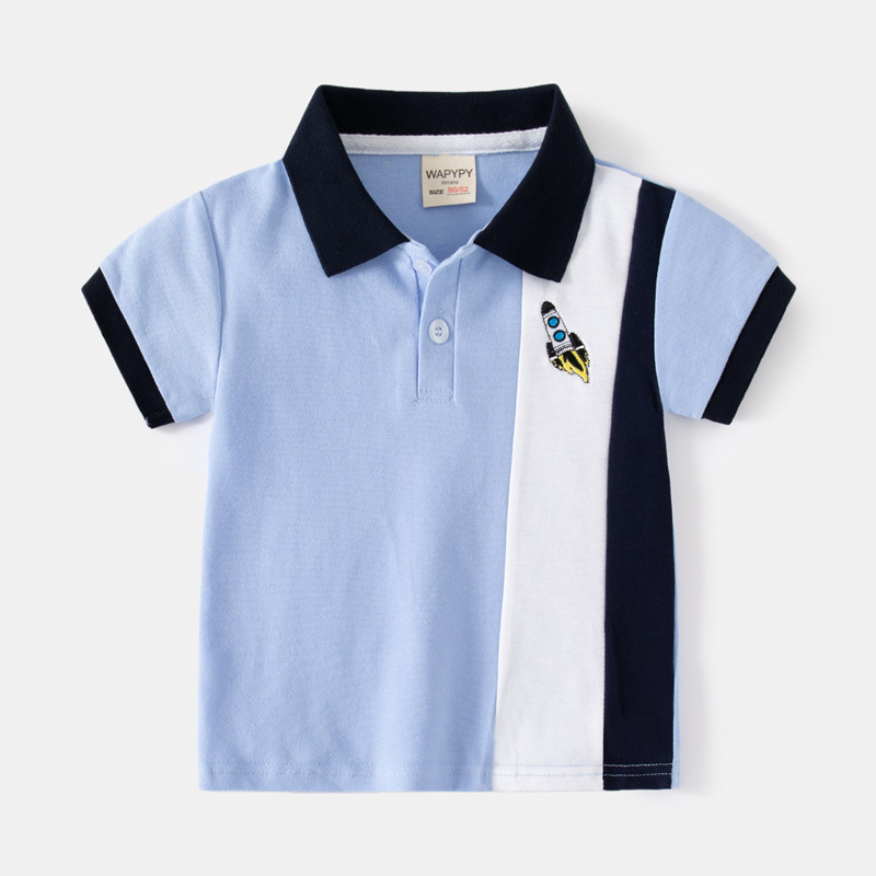 เสื้อโปโลสำหรับเด็กผู้ชายวัยหั - Baby Clothing For Summer บทวิจารณ์และราคา