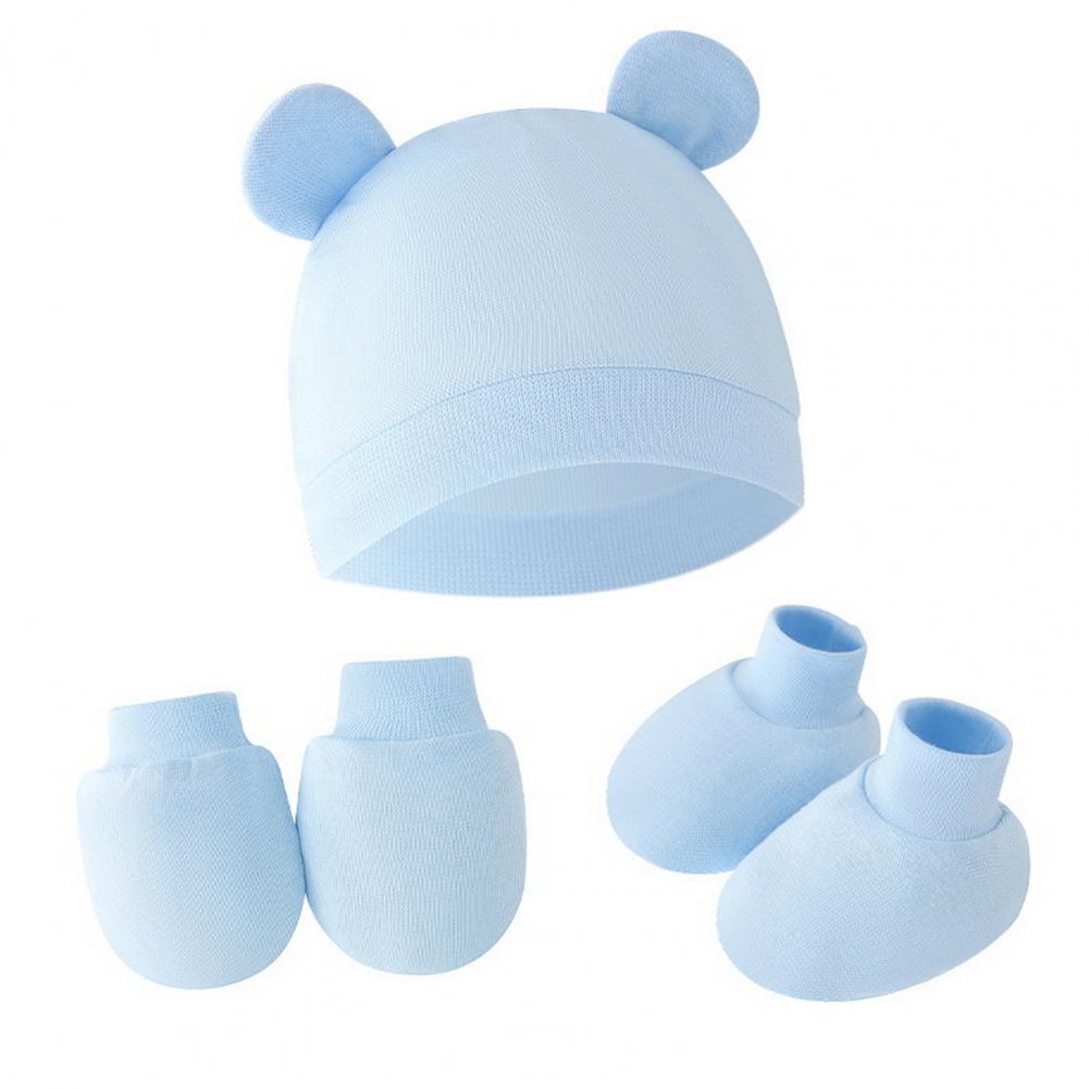 ชุดหมวกและถุงมือป้องกันรอยขีดข - Baby Mittens Scratch บทวิจารณ์และราคา