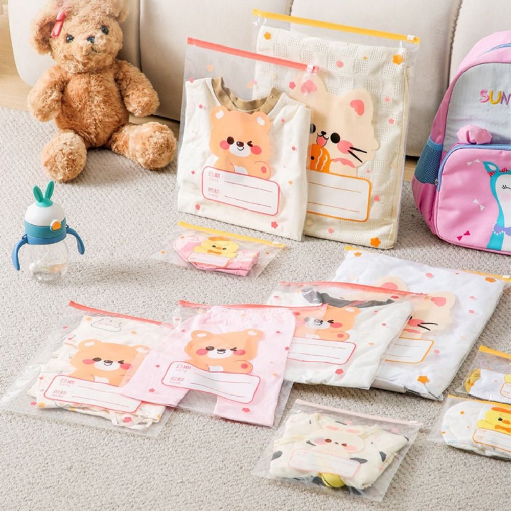 10PCS ถุงเก็บของหลายขนาดแบบพกพ - Baby Clothing Organizer บทวิจารณ์และราคา