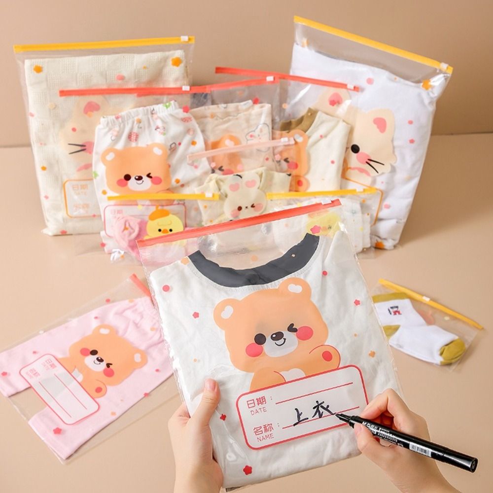 10PCS ถุงเก็บของหลายขนาดแบบพกพ - Baby Clothing Organizer บทวิจารณ์และราคา